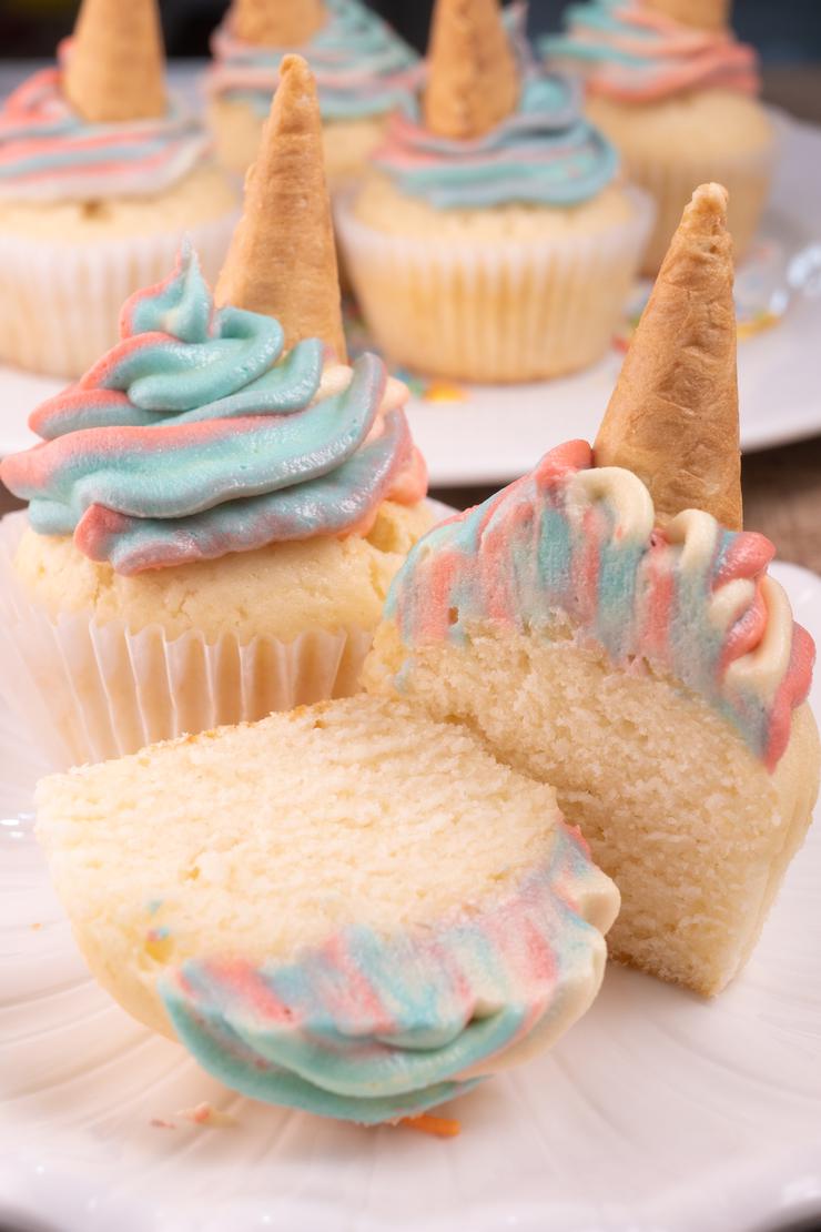 Easy Unicorn Cupcakes