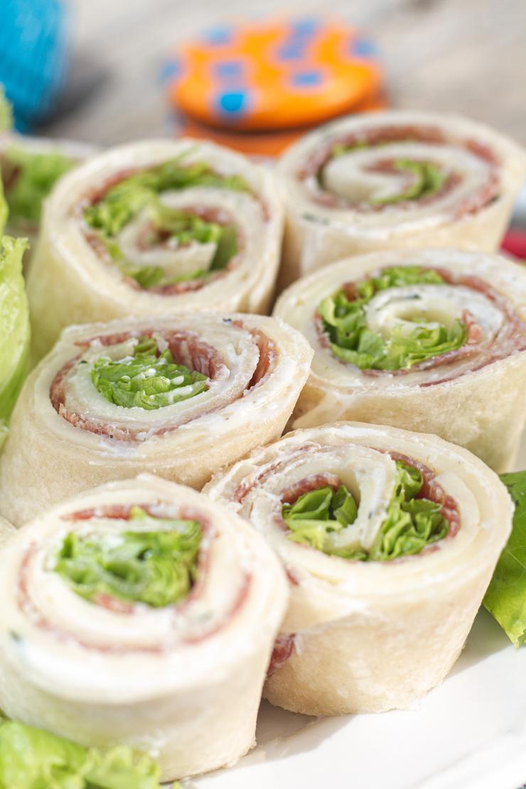 Easy Pinwheel Roll Ups – Best Appetizers – Dinner – Lunch - Party Food – Quick – Simple