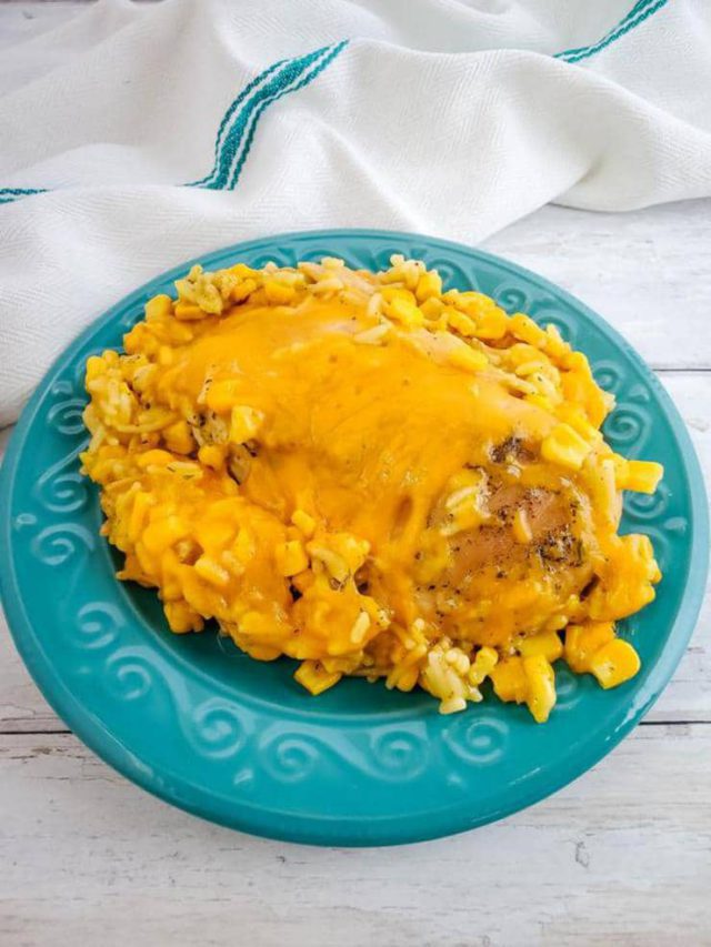 Best Crock Pot Cheesy Chicken And Rice 