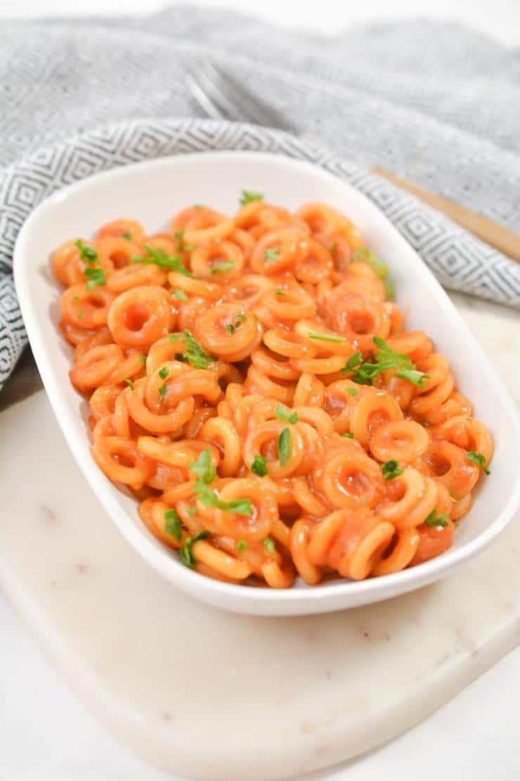 Easy Spaghettios Pasta – Best Homemade Pasta Spaghettios Recipe – Dinner – Lunch – Quick – Simple