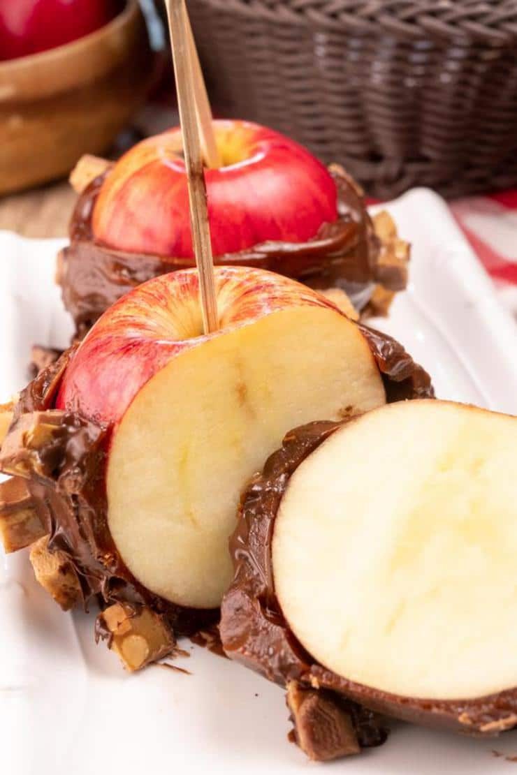 Snickers Caramel Apples