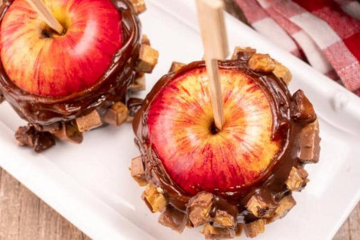 Snickers Caramel Apples