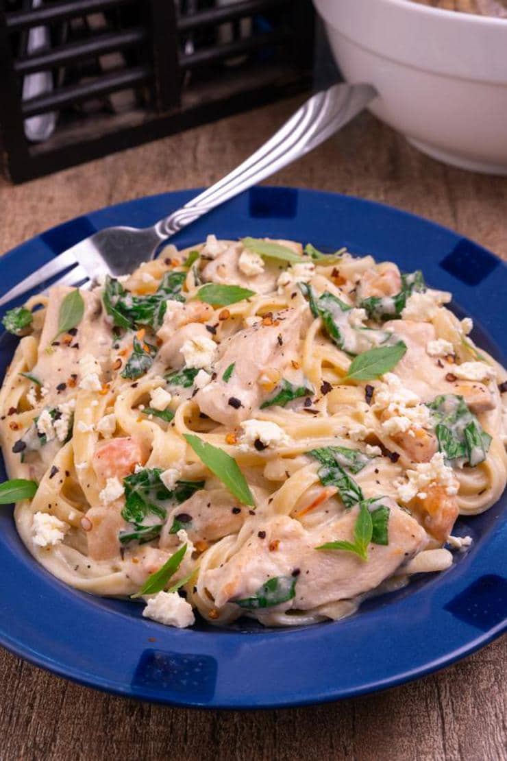 Easy Tuscan Chicken Pasta – Best Homemade Chicken Pasta Recipe – Dinner – Lunch – Quick – Simple