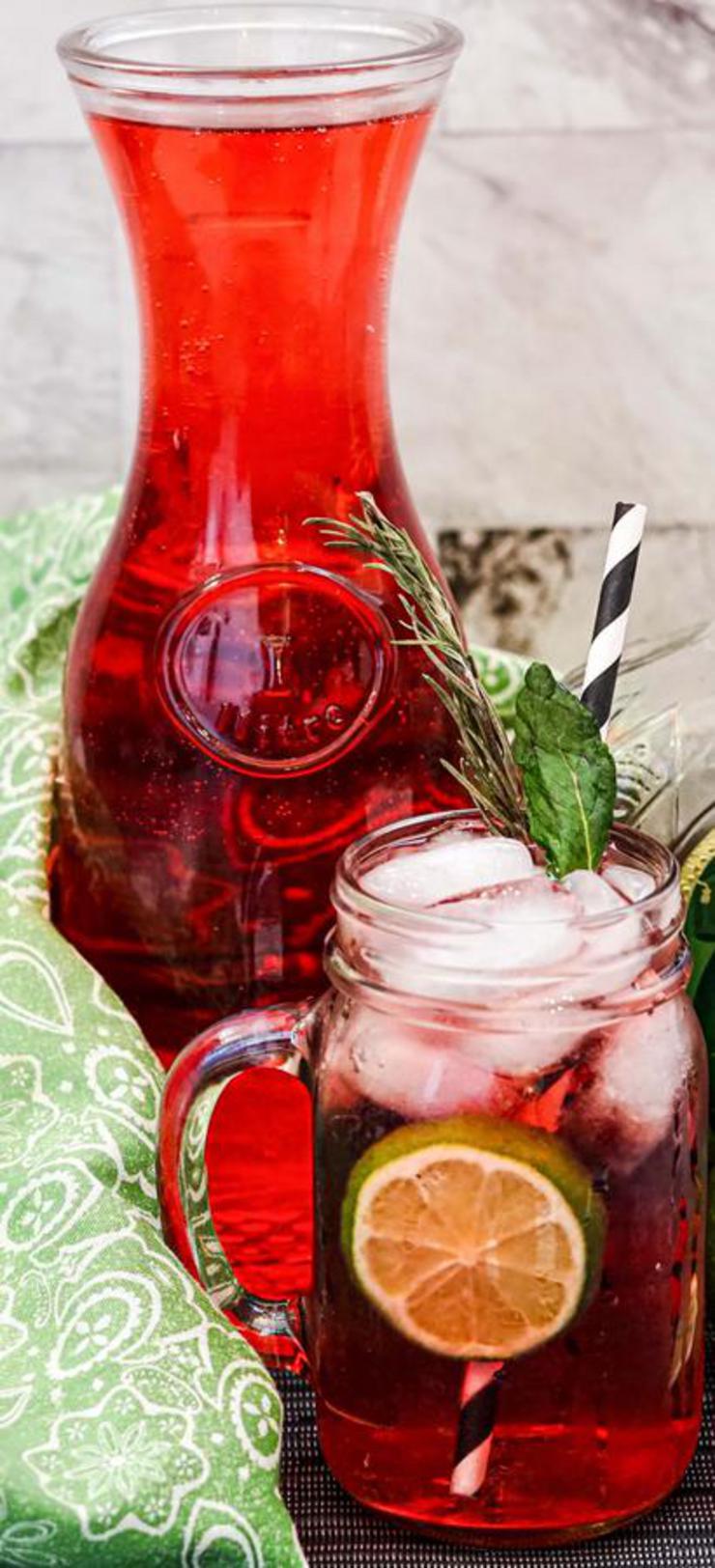 Alcoholic Drinks – BEST Boozy Cranberry Ginger Ale Punch Recipe – Easy ...