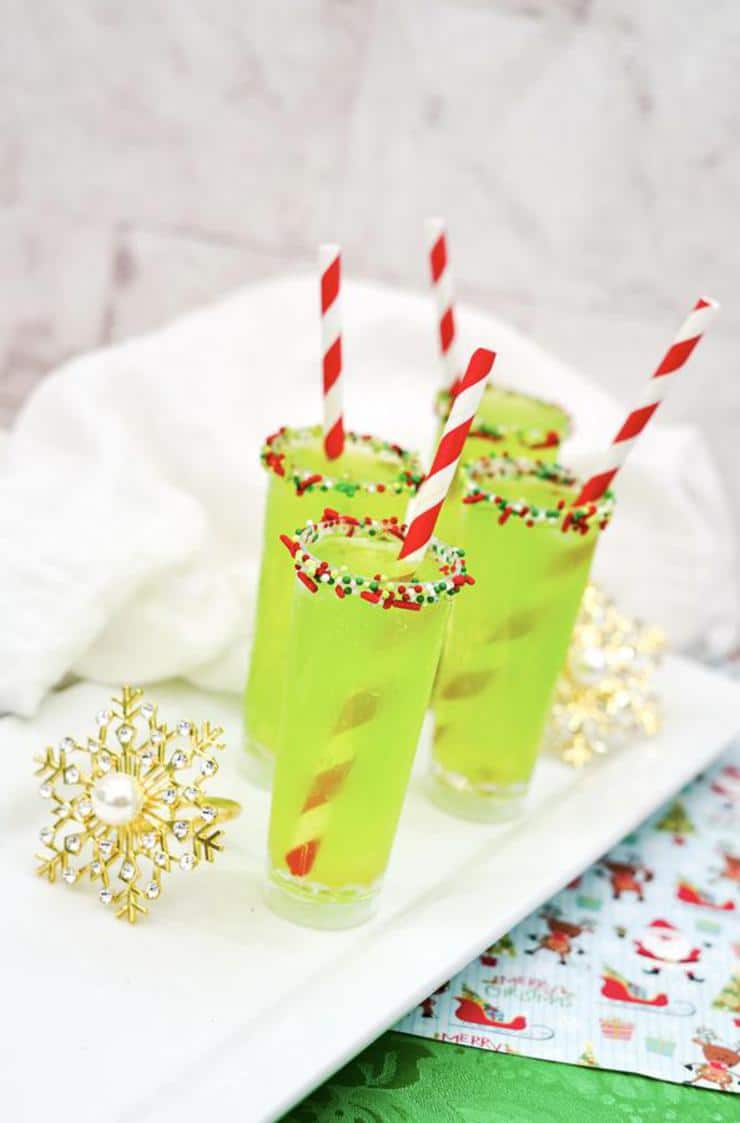 Alcohol Drinks Grinch Shots