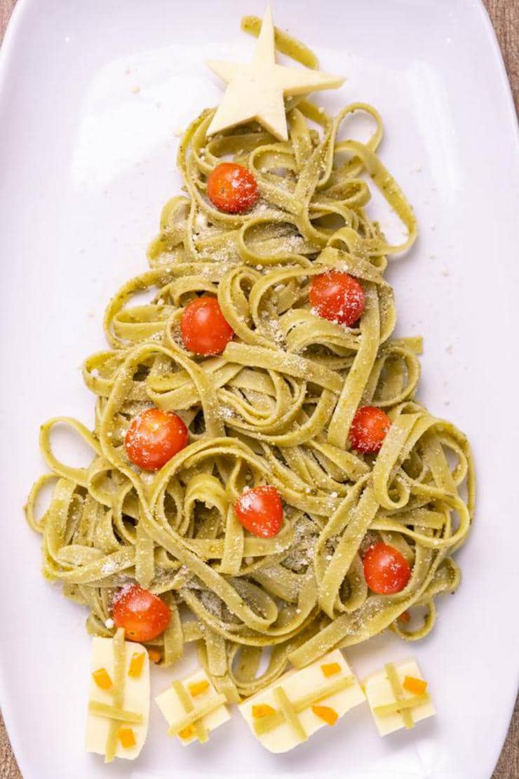 Christmas Tree Pasta - BEST Pasta Recipe – {Easy} Holiday Idea – Party ...