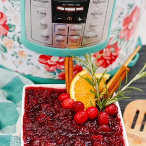 Instant Pot Classic Cranberry Sauce! Cranberry Sauce Recipe – Best – Side Dish – How To Make