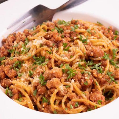 Easy Italian Sausage Pasta – Best Homemade Italian Sausage Recipe – Dinner – Lunch – Quick – Simple