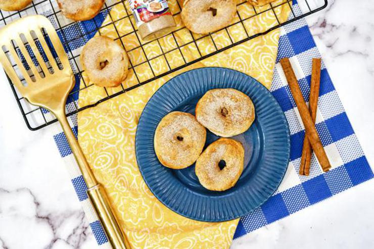 Air Fryer Cinnamon Toast Crunch Donuts