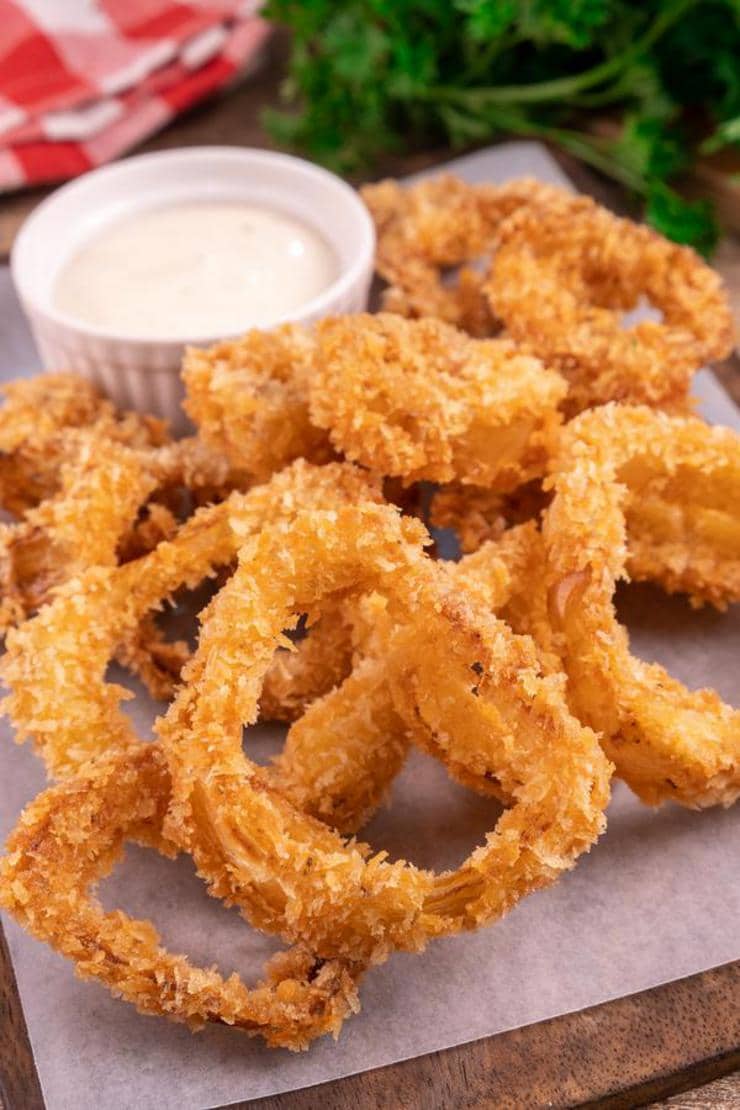 Air Fryer Onion Rings! Easy Air Fried Recipe – Best – Appetizer – Side Dish – How To Make