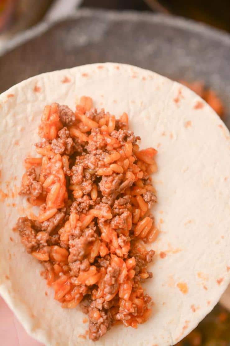 5 Ingredient Beef Enchilada - Budget Meal