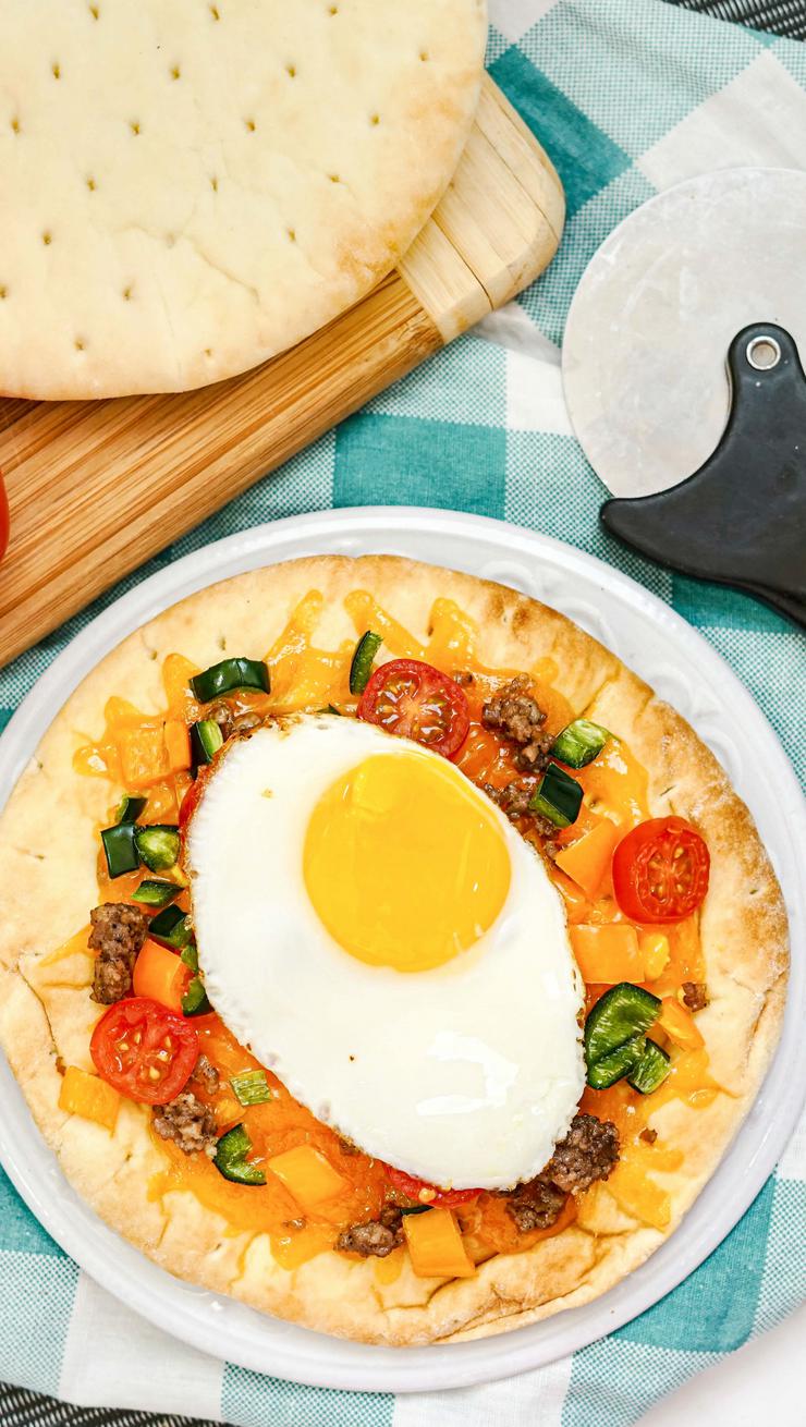 Air Fryer Breakfast Pizza Recipe – Best – Breakfast - Dinner - How To Make