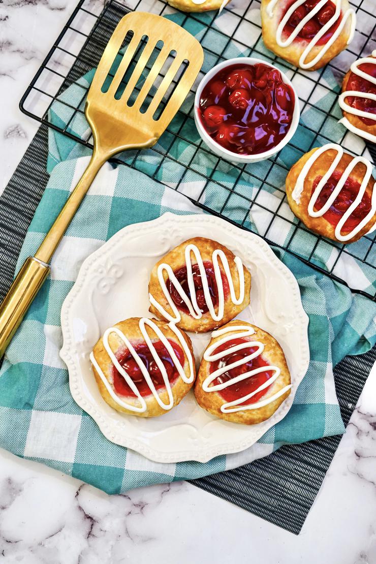 Air Fryer Cherry Danish! Easy Recipe – Best – Breakfast – Desserts – How To Make