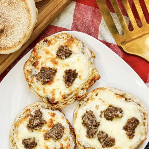 Air Fryer English Muffin Breakfast Pizza Recipe – Best – Breakfast - Dinner - How To Make