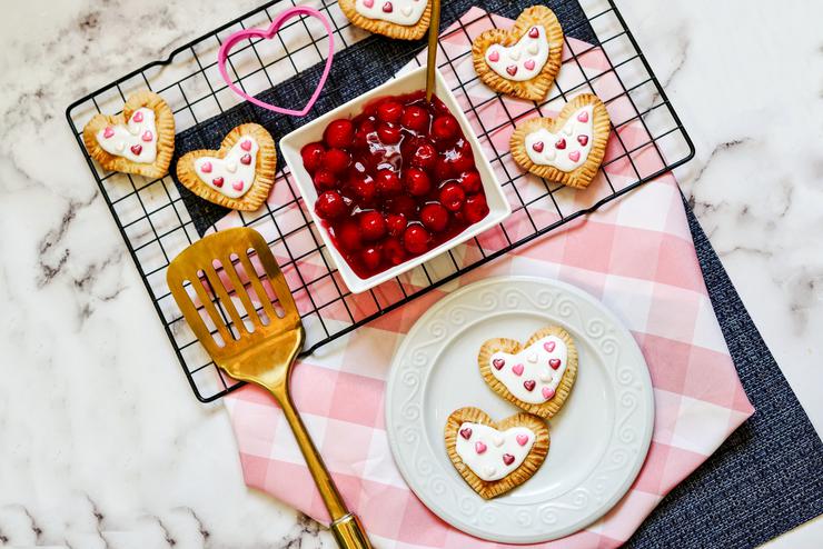 Air Fryer Heart Shaped Pop Tarts Breakfast Pastry