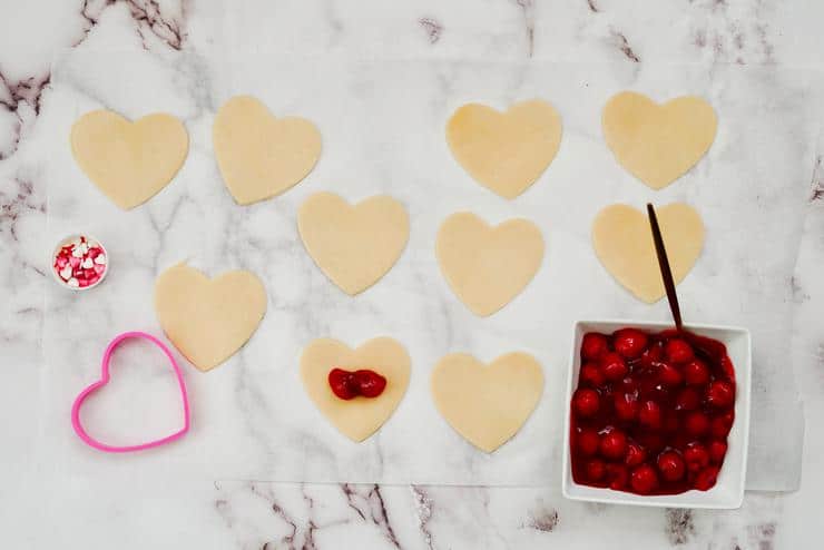 Air Fryer Heart Shaped Pop Tarts Breakfast Pastry