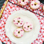 Easy Air Fryer Strawberry Valentine Mini Donuts - Best Air Fryer Recipe - Breakfast - Desserts - Party Food