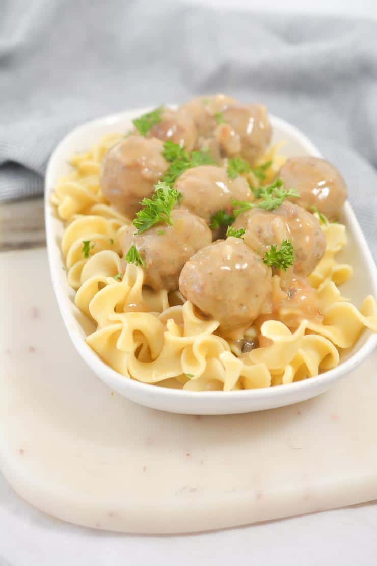 Easy Meatball Stroganoff Budget Meal