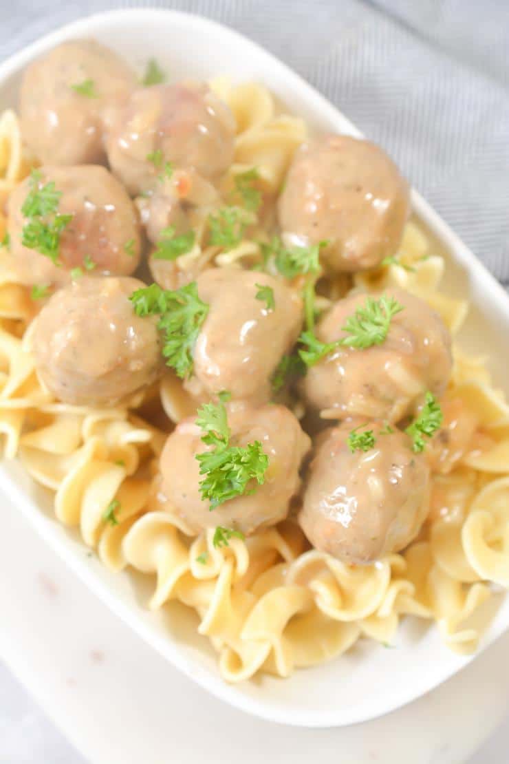 Easy Meatball Stroganoff Budget Meal