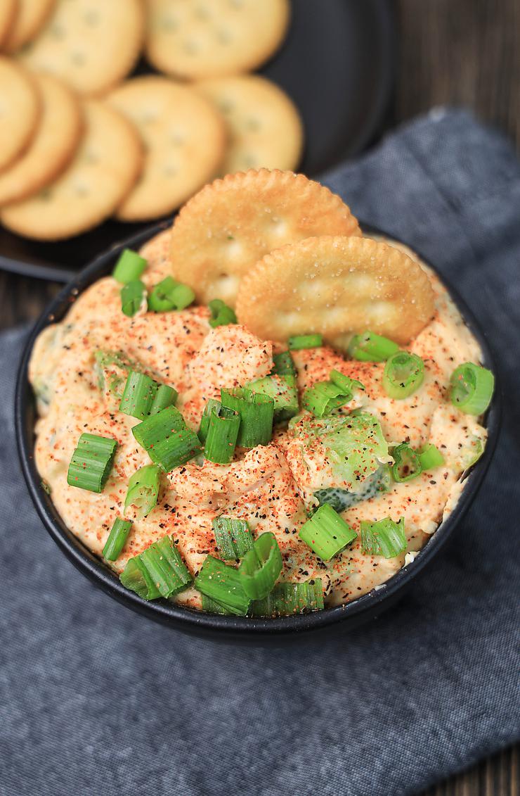 Easy Hot Cajun Shrimp Dip – Best Homemade Cream Cheese Dip Recipe – Appetizers – Snacks – Party Food – Quick – Simple
