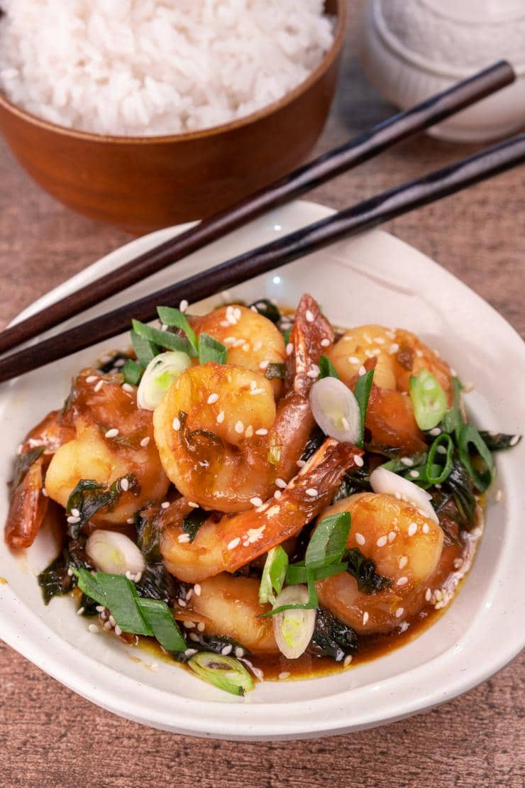 Easy Shrimp Teriyaki – Best Homemade Shrimp Recipe – Dinner – Lunch – Quick – Simple