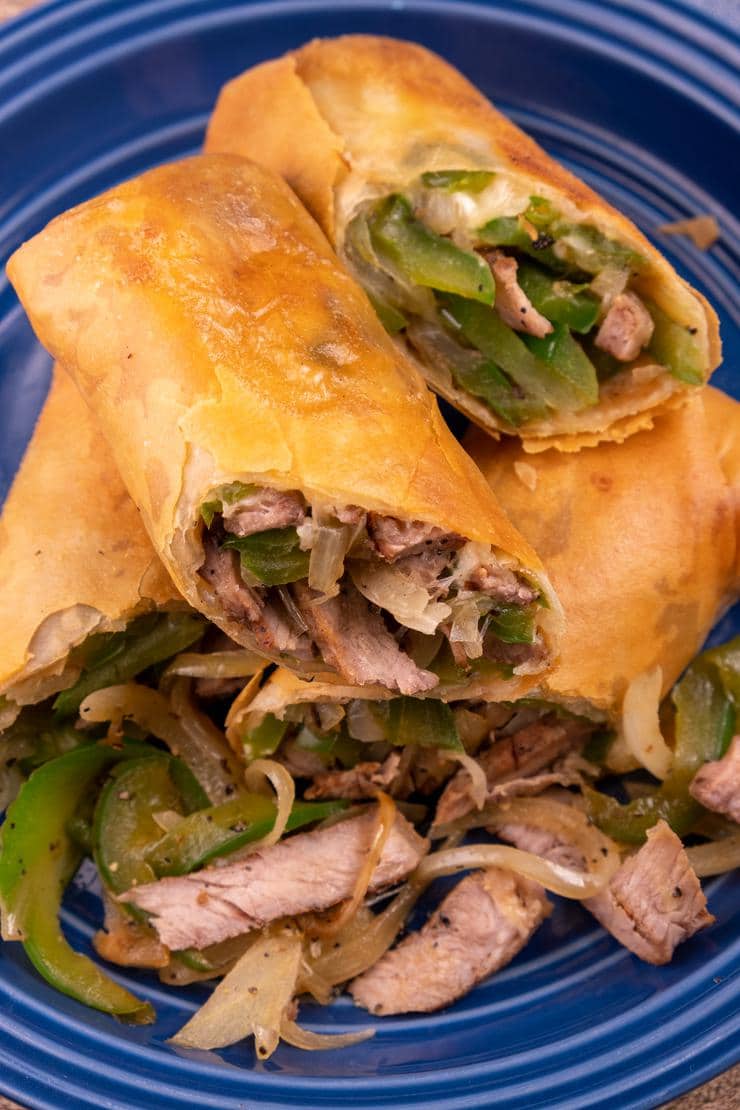 Easy Steak Egg Rolls – Best Appetizers – Dinner – Lunch - Party Food – Quick – Simple