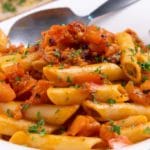 Easy Garlic Tomato Pasta With White Wine Sauce – Best Homemade Recipe – Dinner – Lunch – Quick – Simple