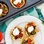 Easy Mini Taco Wonton Cups – Best Homemade Ground Beef Recipe – Finger Food – Appetizers – Snacks – Party Food – Quick – Simple