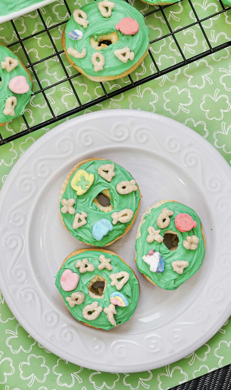 Easy Air Fryer Lucky Charms Donuts - Best Air Fryer Recipe - Breakfast - Desserts - Party Food