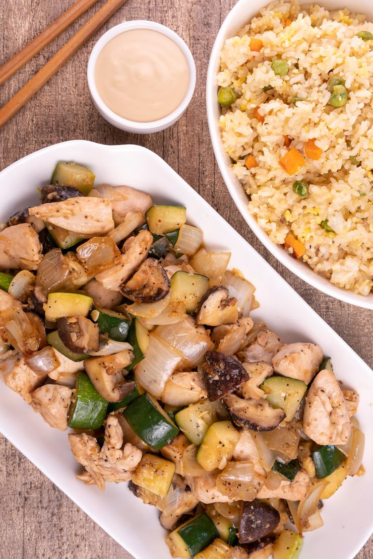 Hibachi Chicken And Fried Rice - Easy Meal Recipe - Dinner - Lunch - Party Food
