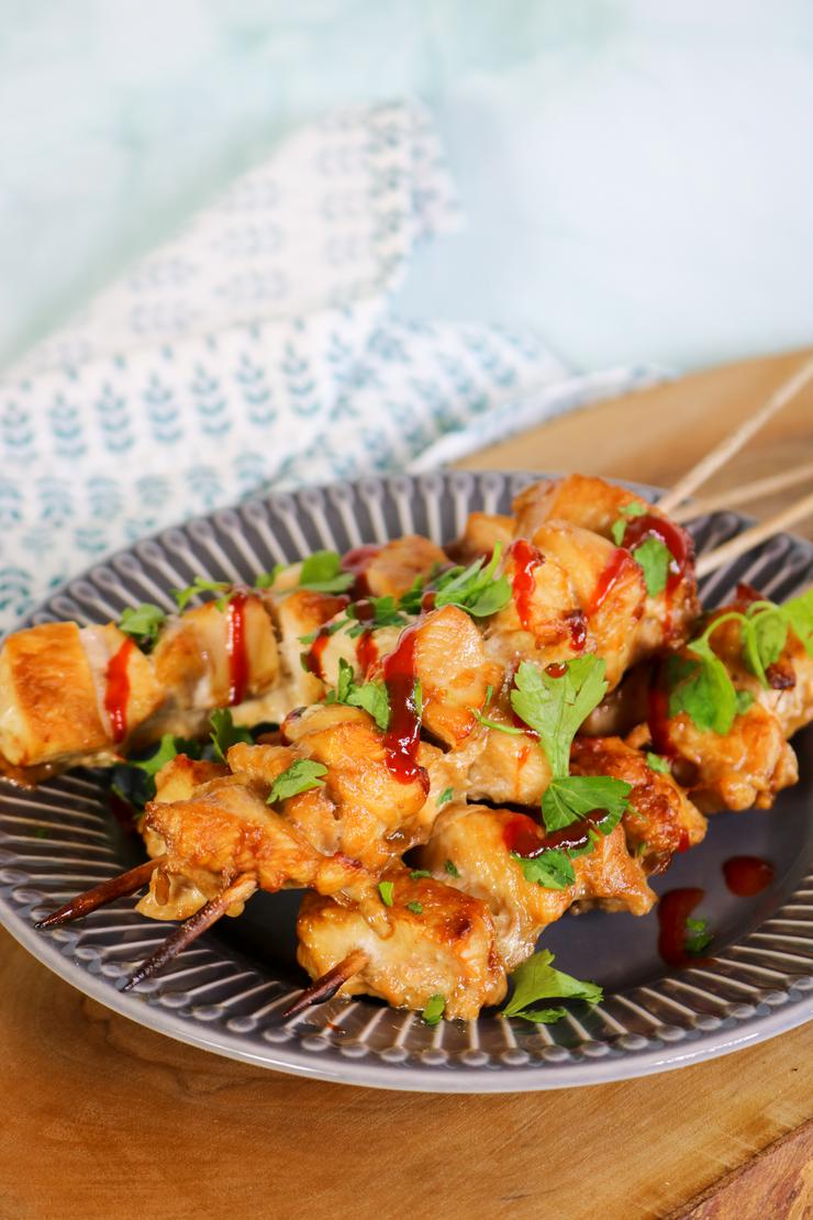 Easy Teriyaki Chicken Skewers – Best Homemade Recipe – Appetizers – Dinner – Party Food – Quick – Simple