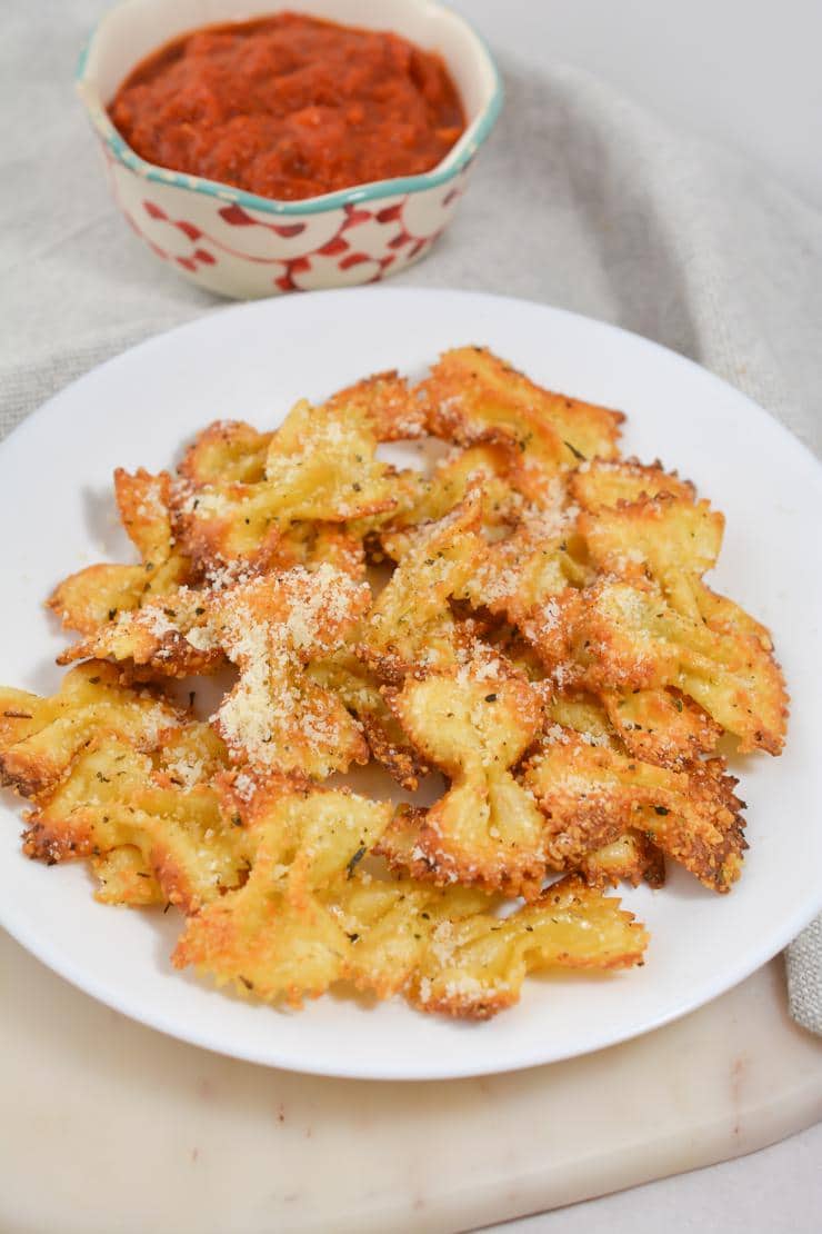 Air Fryer Pasta Chips Recipe – Best – Side Dish - Appetizers - Snacks – How To Make