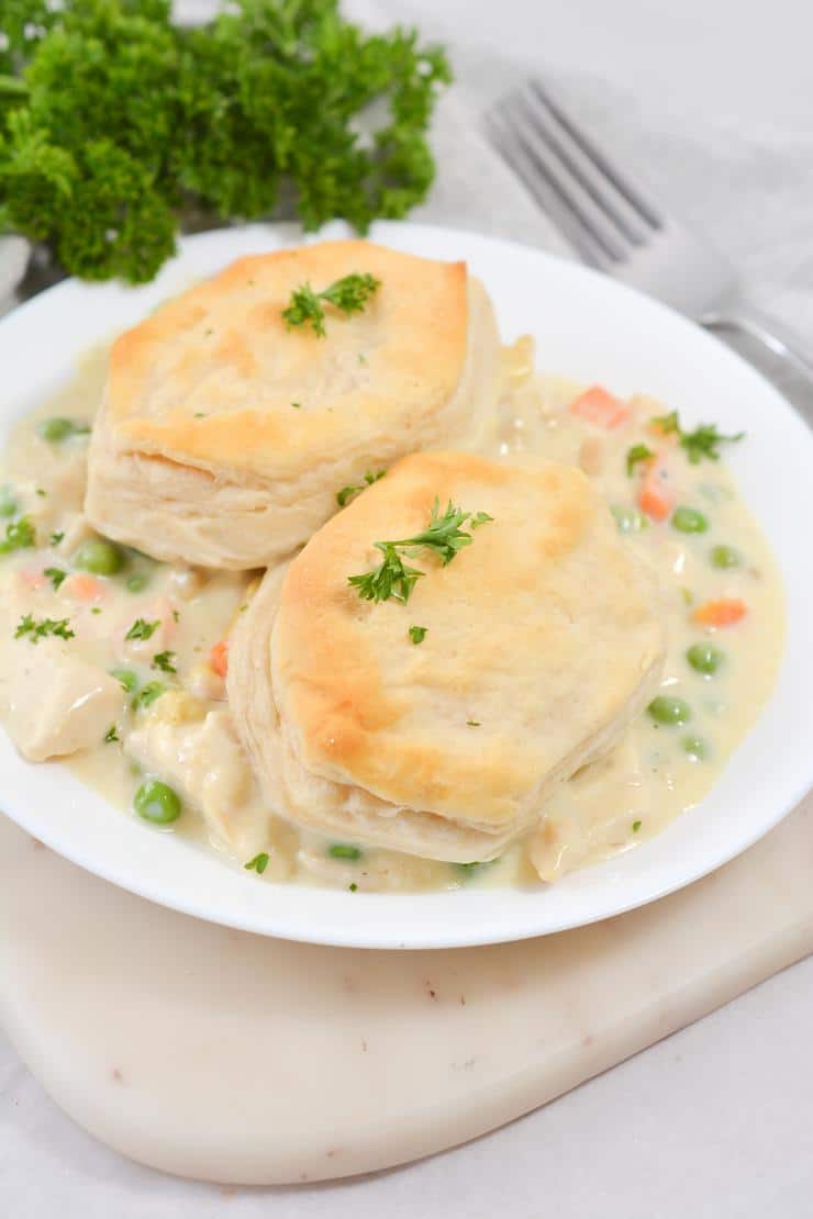 Chicken Pot Pie Casserole - Easy Budget Meal Recipe - Dinner - Lunch - Party Food