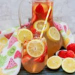 Alcoholic Drinks – BEST Strawberry Lemonade Moscato Punch Cocktail Recipe – Easy and Simple Vodka Pitcher Alcohol Drink