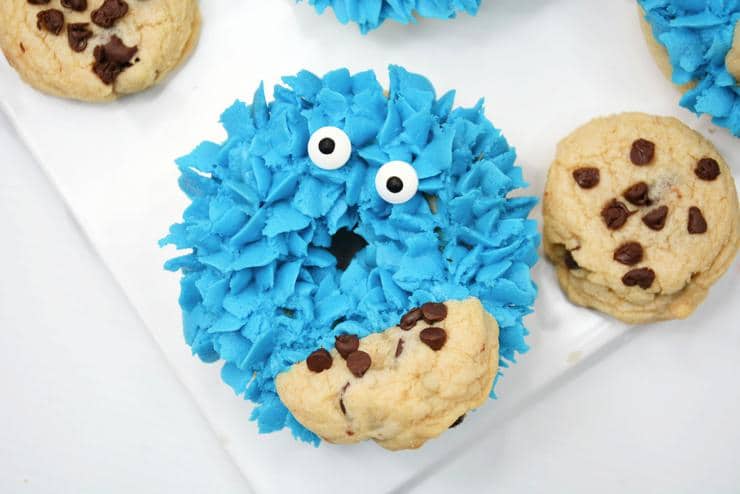 Cookie Monster Donuts
