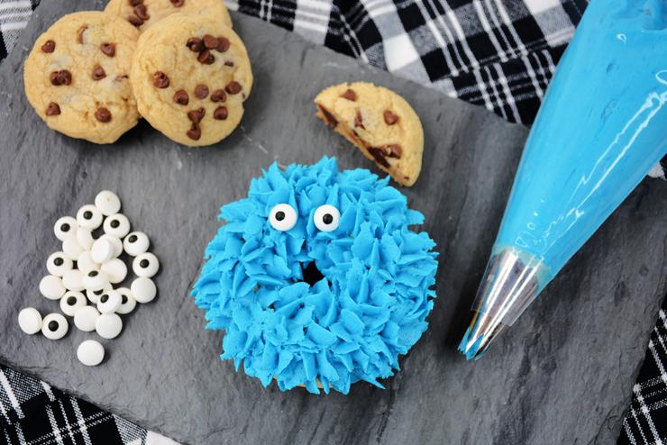 Cookie Monster Donuts
