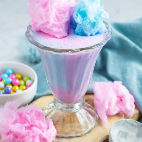 Milkshake – BEST Cotton Candy Milkshake Recipe – Easy and Simple Frozen Shake – How To Make Milkshake – Snacks – Desserts - Party Food