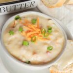 Crockpot Cheese Potato Soup - Easy Slow Cooker Meal Recipe - Dinner - Lunch