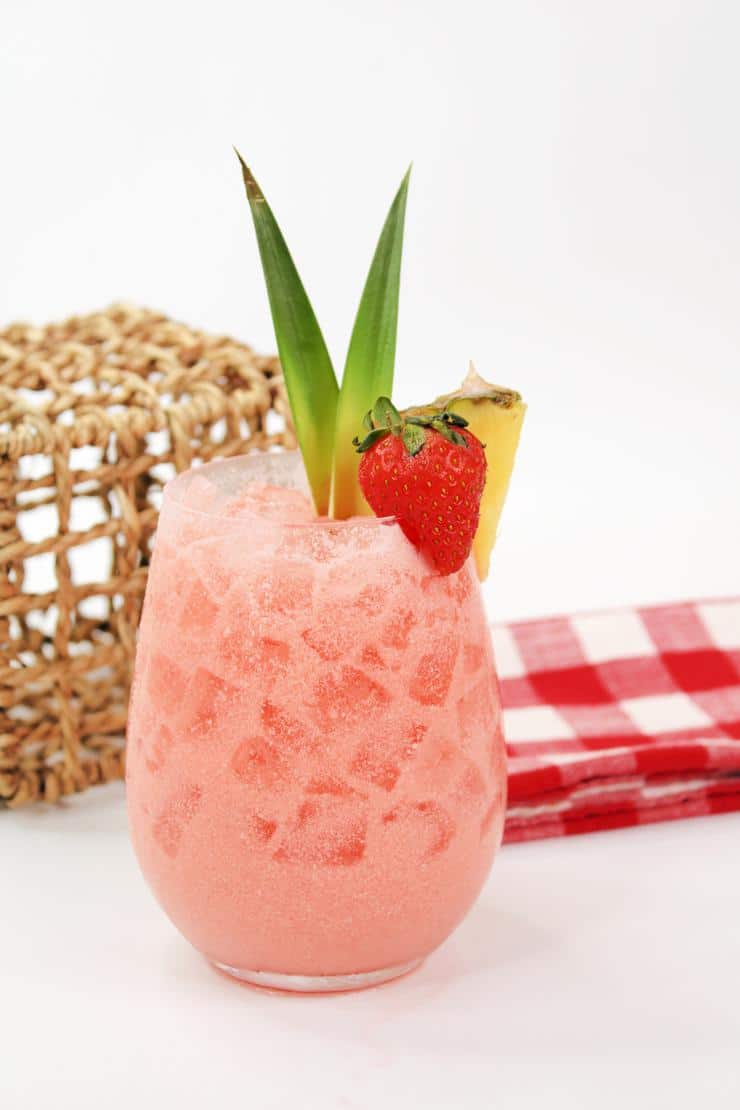 Strawberry Banana Gelato Cocktail