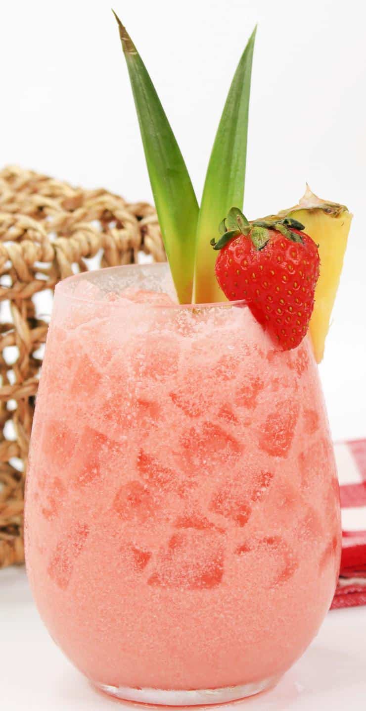 Strawberry Banana Gelato Cocktail