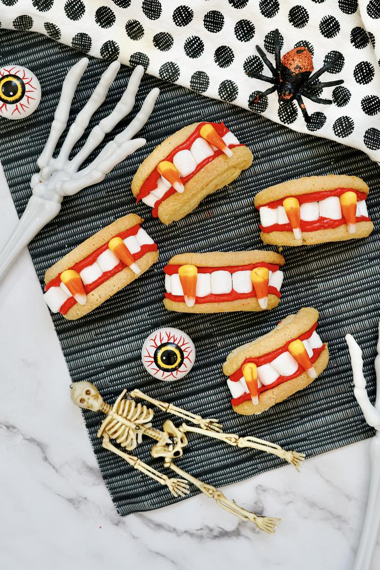 Halloween Vampire Cookies