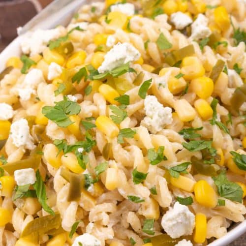 Easy Pasta Salad – Best Homemade Mexican Street Corn Salad Recipe – {Easy} Lunch – Dinner – Side Dishes