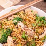 Ramen Noodle Chicken And Broccoli Stir Fry - Easy Meal Recipe - Dinner - Lunch - Party Food