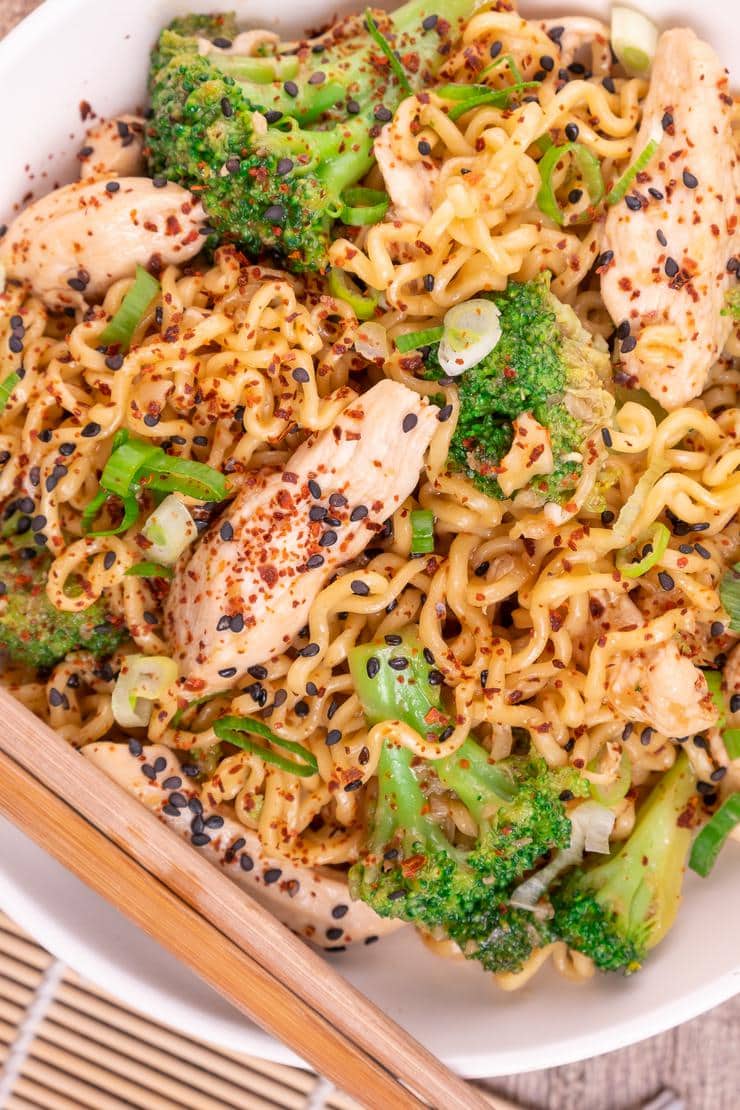 Ramen Noodle Chicken And Broccoli Stir Fry