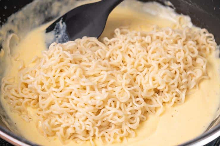 Ramen Noodle Mac And Cheese
