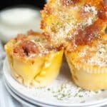 Air Fryer Lasagna Cups - Easy Pasta Meal Recipe - Dinner - Lunch - Party Food