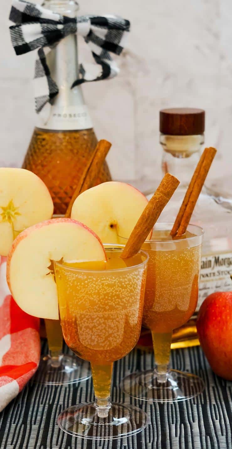 Alcoholic Drinks – BEST Spiced Apple Prosecco Cocktail Recipe – Easy and Simple Fall Mixed Drink
