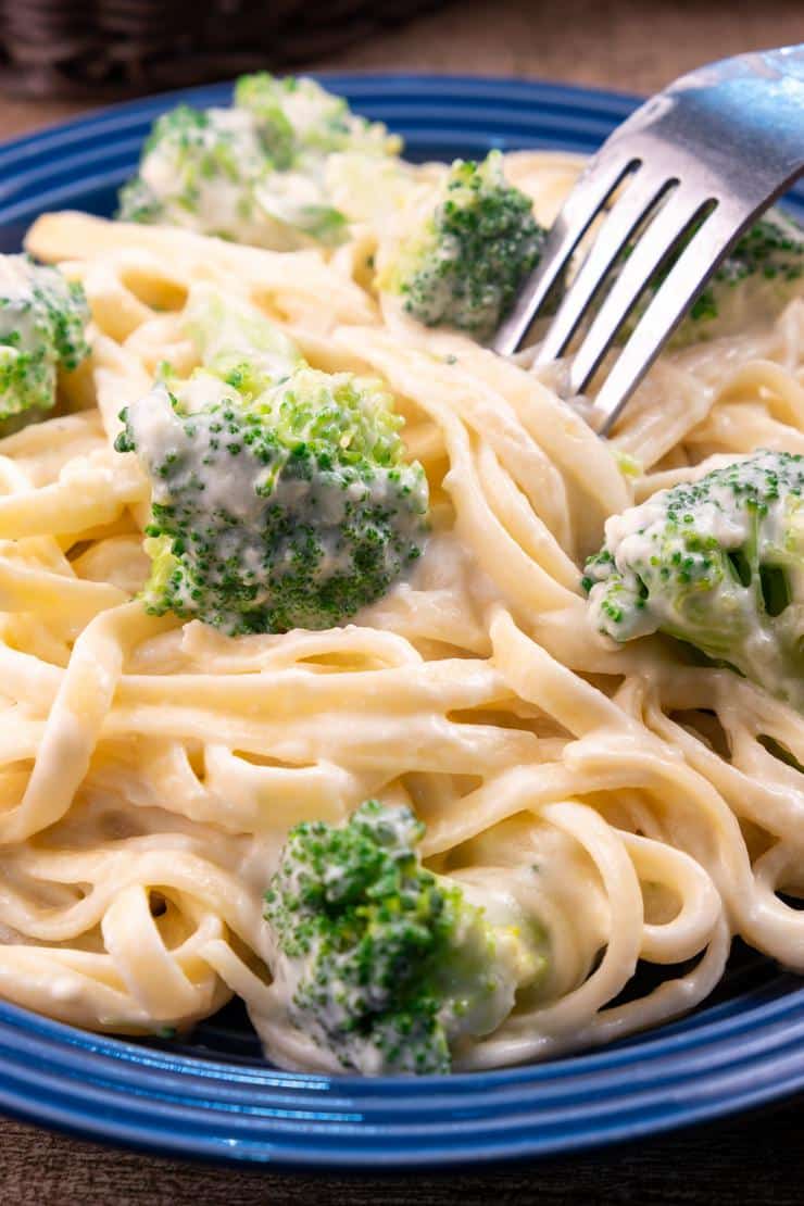 Broccoli Fettuccine Alfredo