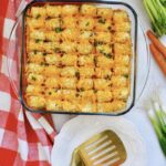 Buffalo Chicken Tater Tot Casserole - Easy Meal Recipe - Dinner - Lunch