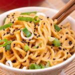 Spicy Peanut Butter Ramen Noodles - Easy Meal Recipe - Dinner - Lunch - Party Food